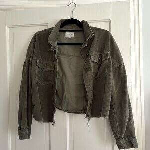 American Eagle women’s size M distressed corduroy jacket